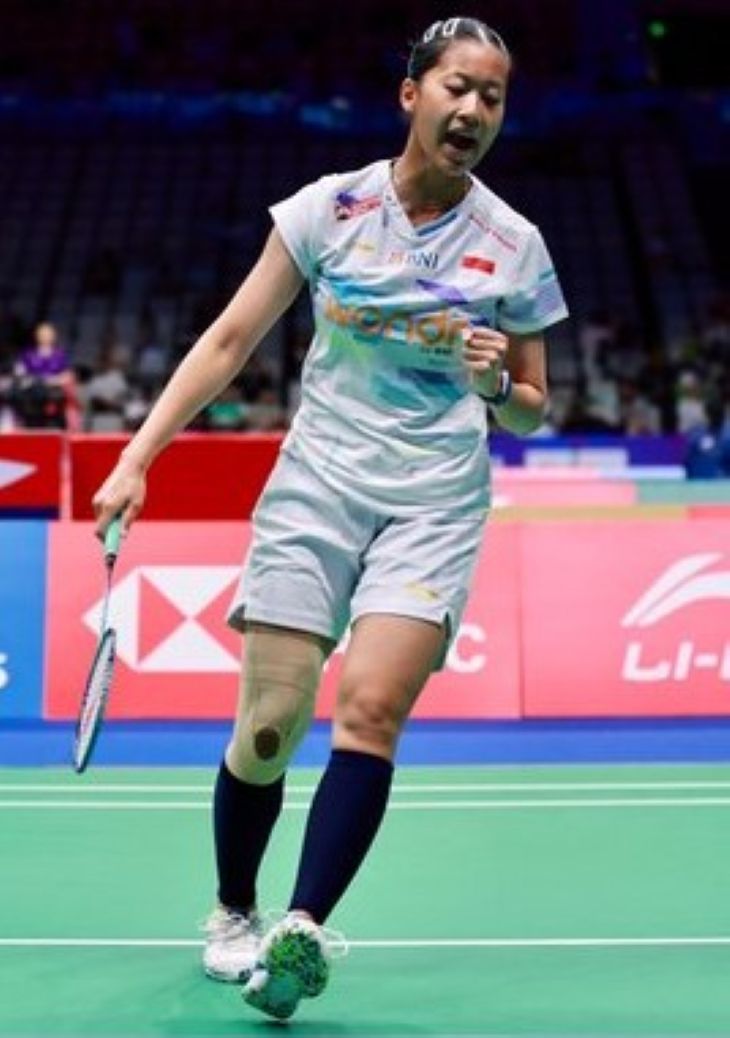Putri KW sukses melaju ke 8 besar Malaysia Open. Foto: PBSI