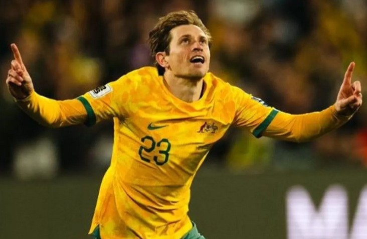 Craig Goodwin dikabarkan diminati Persebaya Surabaya di bursa transfer paruh musim Super League 2025-2026. (Instagram @socceroos)