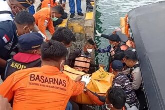 Penemuan jenazah putri pelatih Valencia FC Martin Carreras Fernando. Foto: Basarnas