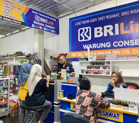 BRILink Agen Warung Concept di Desa Jambu Timur, Kecamatan Mlonggo, Kabupaten Jepara, Jawa Tengah yang telah beroperasi sejak 2013. Foto: Dok BRI