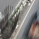 Tiang monorel mangkrak. Foto: Ist