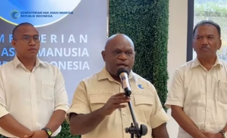 Menteri Hak Asasi Manusia (HAM) Natalius Pigai. Foto: ipol.id