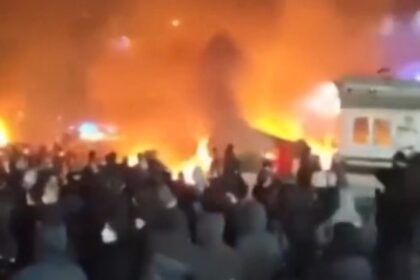 Demonstrasi di Iran.