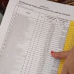 Daftar sisiwa yang belum membayar sumbangan. Foto: Ist