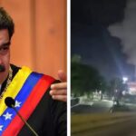 Presiden Venezuela Nicolás Maduro dan serangan As di beberapa titik kota Caracas. Foto: X @viralvideo1rre