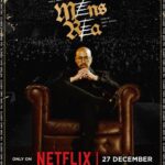 Poster pertunjukan komika Pandji Pragiwaksono bertajuk Mens Rea yang tayang di Netflix. Foto: X @pandji