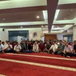 Karyawan Muslim Mal Ciputra Jakarta mengikuti pengajian dan doa bersama pada Rabu, (7/1/2026) lalu. (istimewa/dok. Mal Ciputra Jakarta).