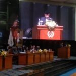 Gubernur DKI Jakarta, Pramono Anung saat rapat paripurna.(foto dok ipol.id)