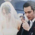 Roby Tremonti menunjukkan dokumentasi pernikahan yang diklaim sah secara Katolik pada 2011. Foto: TikTok @zez.clipp