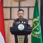 Pelaksana Tugas Wakil Jaksa Agung, Asep Nana Mulyana mewakili Jaksa Agung ST Burhanuddin dalam penutupan Rakernas Kejaksaan Tahun 2026 yang digelar secara virtual, Kamis (15/1/2026). Foto: Yudha Krastawan/ipol.id