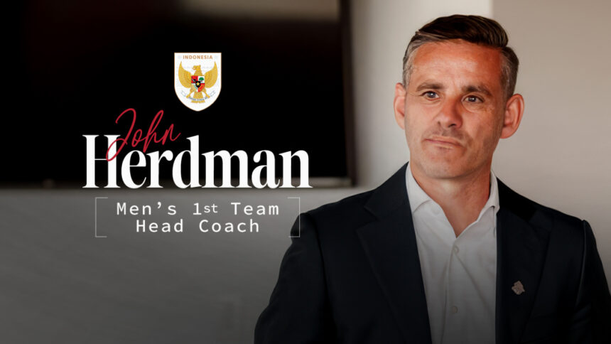 PSSI resmi mengumumkan John Herdman sebagai pelatih baru Tim Nasional Indonesia,