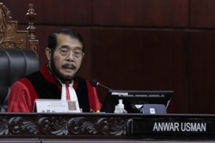 Hakim MK Anwar Usman. Foto: dok. MK