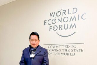 Direktur Utama BRI Hery Gunardi dalam forum Indonesia Pavilion melalui panel Capital for Sustainability: Unlocking Sustainable Finance and Growth in Emerging Markets World Economic Forum (WEF) Davos 2026, Selasa (20/1/2026). Foto: Dok BRI