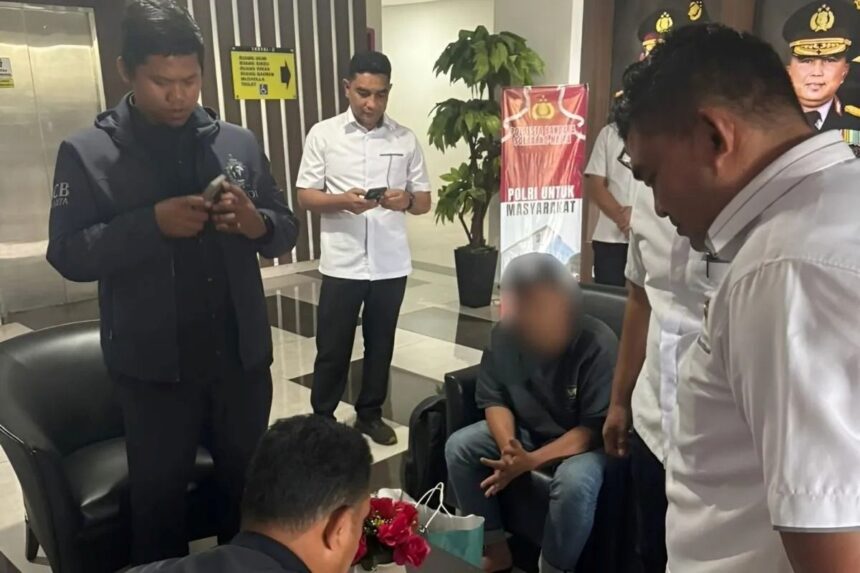 HS yang diduga terlibat tindak pidana perdagangan orang (TPPO) terhadap warga Rohingya. Foto: Polri