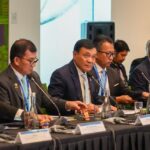 Menko Polkam Jenderal TNI (Purn) Djamari Chaniago beserta jajarannya dalam kegiatan Meeting on Law and Security (MCM) yang digelar di Kedutaan Besar Australia, Jakarta. Foto: Kemenko Polkam