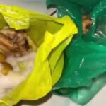 Viral MBG di Pandeglang dibungkus plastik kresek. Foto: Instagram @bantenraya