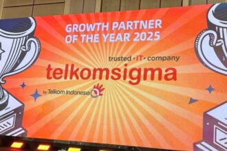 Perkuat Peran sebagai Mitra Strategis, Telkomsigma Raih “Growth Partner of the Year 2025” dari Alibaba Cloud. Foto: Telkom Indonesia