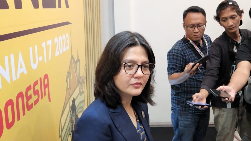 Wakil Ketua Umum PSSI, Ratu Tisha Destria. (LOC Piala Dunia U-17 2023)