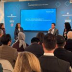 Direktur Utama BRI Hery Gunardi dalam forum Indonesia Pavilion dalam panel Capital for Sustainability: Unlocking Sustainable Finance and Growth in Emerging Markets, World Economic Forum (WEF) Davos 2026, Selasa (20/1/2026). Foto: Dok BRI