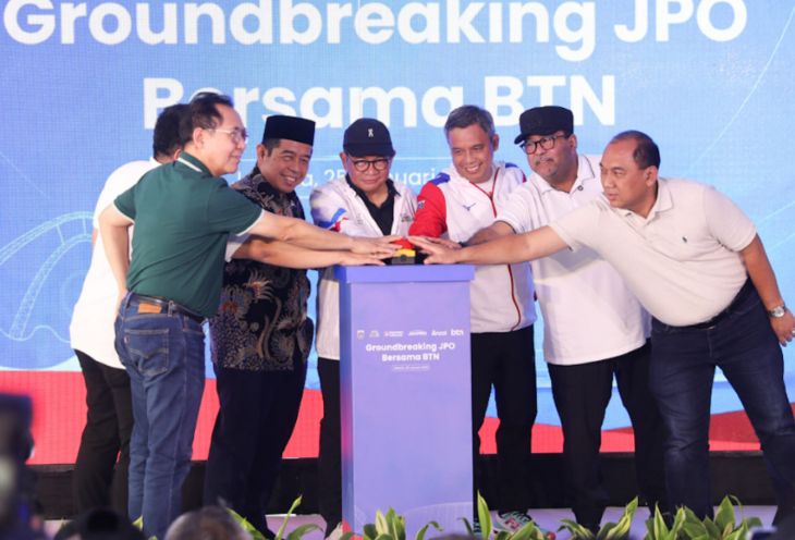 Prosesi groundbreaking pembangunannya JPO JIS-Ancol dilakukan langsung oleh Gubernur DKI Jakarta, Pramono Anung, dan sejumlah pejabat terkait.