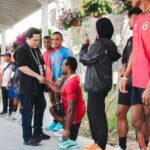 Menpora Erick Thohir memberi dukungan kepada seluruh atlet para games Indonesia Rabu (21/1/2026) siang.(foto:Andre/kemenpora.go.id)
