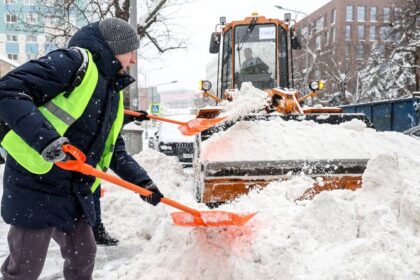Kota Moskow, Rusia, dilanda hujan salju dengan intensitas tinggi dalam 2 abad terakhir. Foto: TASS