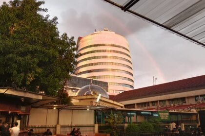 Gedung Jaksa Agung Muda Pidana Khusus atau Gedung Bundar Kejaksaan Agung RI yang berlokasi di Kebayoran Baru, Jakarta Selatan. Foto: Yudha Krastawan/ipol.id