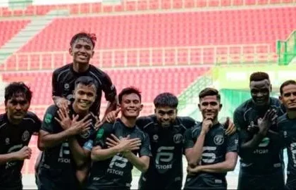 Klub kebanggaan warga Bekasi, Bekasi City meraih enam poin dari dua laga terakhir di babak Championship 2025/2026 (sebelumnya Liga 2), setelah mengalahkan Sriwijaya FC dan Persiraja Banda Aceh dengan skor sama-sama 1-0. Foto/dok/Bekasi City