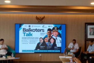 Diskusi kesiapan tiga pangan BUMD menjelang ramadan dan Idulfitri 1447 Hijriyah. Foto: sofian/ipol.id