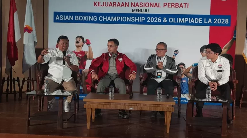 Dari kiri ke kanan: Hengky Silatang, Ray Zulham Farras Nugraha, Budi Ariyanto Muslim dan Sultan Sapta. (Dok-perbati)