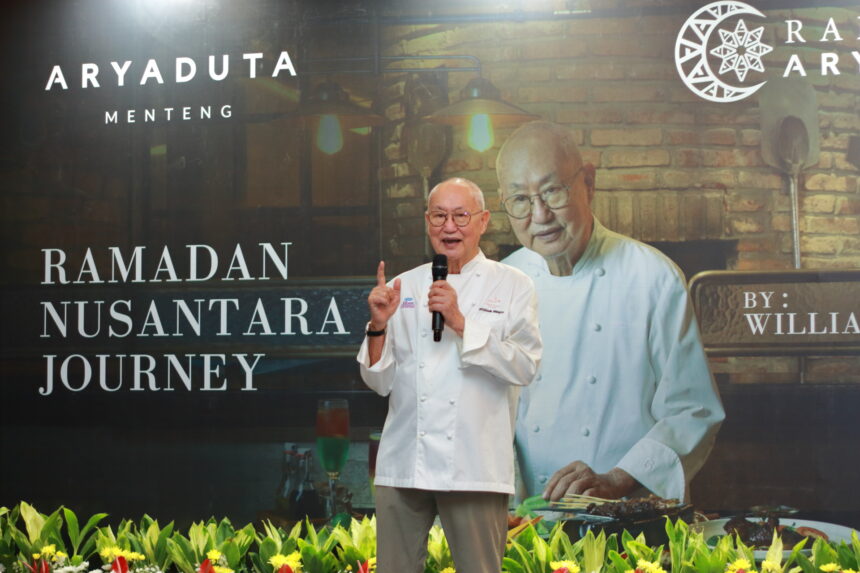 Aryaduta Menteng sajikan sederet menu iftar Ramadan dengan menggandeng salah satu maestro kuliner Indonesia paling berpengaruh, Chef William Wongso. (ipol.id/Alidrian Fahwi).
