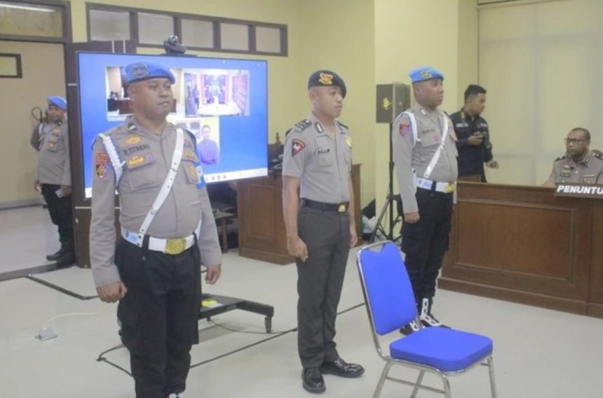 Sidang Etik Bripda Mesias Victoria Siahaya. Foto: Bidhumas Polda Maluku
