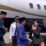 Menag Nasaruddin Umar mendapat fasilitas berupa jet pribadi dari Oesman Sapta Odang ketika berkunjung ke Kabupaten Takalar, Sulawesi Selatan. Foto: Ist