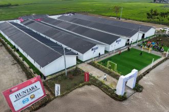 Hunian Sementara (Hantara) dari BUMN Brantas Abipraya untuk korban bencana alam di Pidie Jaya Aceh. Foto: Dok Humas