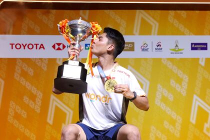 Muhammad Zaki Ubaidillah, yang akrab disapa Ubed, menunjukkan akselerasi peningkatan prestasi yang signifikan, setelah sebelumnya meraih gelar Super 100 dan medali perak SEA Games, Ubed kini berhasil naik kelas dengan menjuarai turnamen level Super 300.foto/dok/PBSI