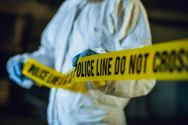Ilustrasi garis polisi. Foto: Istcok @D-Keine