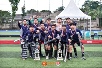 Penyiapan regenerasi sudah dilakukan dengan menseleksi pemain muda potensial dari hasil Kejuaraan Nasional (Kejurnas) Hockey 5s Junior U 18 Piala FHI 2026 yang berlangsung di Lapangan Hockey Eden Sports Center, Depok, Jawa Barat, 5-7 Februari 2026. Foto/dok/fhi