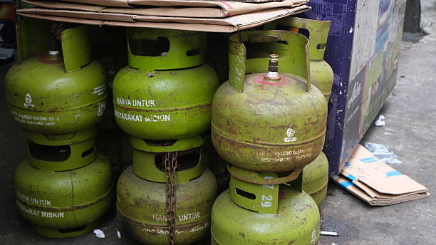 Ilustrasi, Stok gas LPG 3 kg. Foto: Istock @wisely