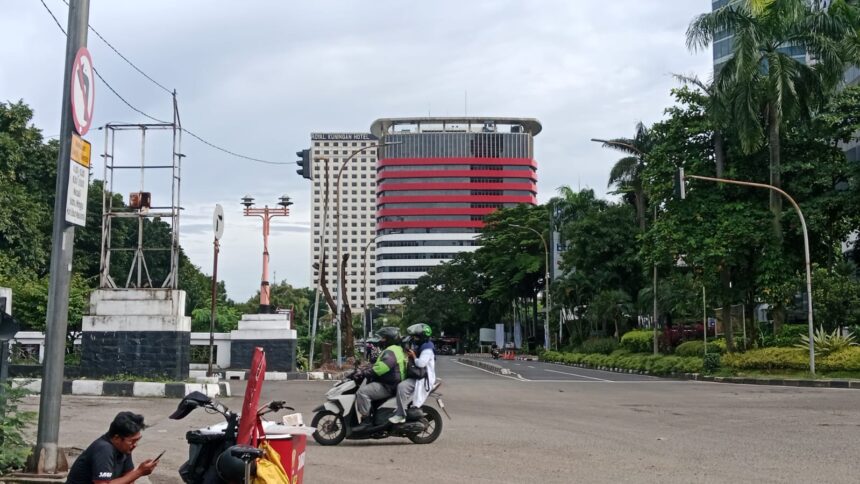Penampakan Gedung Merah Putih KPK dari samping kanan. Foto: Yudha Krastawan/ipol.id