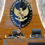 Deputi Bidang Koordinasi Pertahanan Negara dan Kesatuan Bangsa, Mayjen TNI Purwito Hadi Wardhono dalam rapat koordinasi yang digelar di kantor Kemenko Polkam, Jumat (20/2/2026). Foto: Dok Kemenko Polkam