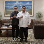 Eks anggota Tim Mawar Kopassus, Fauka Noor Farid saat bersama Presiden Republik Indonesia, Prabowo Subianto. Foto: Ist