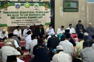 PERLUASAN: Sosialisasi Kantor Cabang BPJS Ketenagakerjaan Jakarta Ceger dan DMI Cabang Kramat Jati di Masjid Jami Darussalaam, Jakarta Timur. Foto: BPJS Ketenagakerjaan