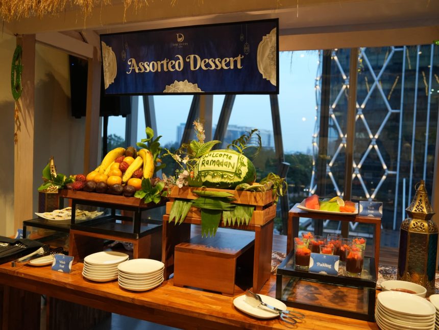 Discovery SCBD di kawasan Kebayoran Baru, Jakarta Selatan, menghadirkan pengalaman Ramadan 1447 Hijriah yang relevan, mulai dari program meeting, iftar bersama, penawaran menginap, hingga perawatan spa yang menenangkan, Kamis (26/2/2026). Foto: Ist