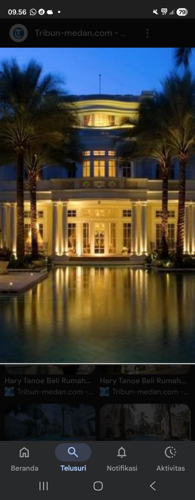 Foto rumah HT di Beverly Hills