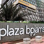 MELAYANI: Gedung Plaza BPJamsostek Jakarta. (foto BPJS Ketenagakerjaan)