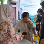 Program intervensi gizi terpadu yang dilaksanakan di sembilan provinsi di Indonesia. Foto: Telkom Indonesia