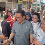 Menteri Perdagangan Budi Santoso melepas langsung ekspor produk UMKM tersebut sekaligus meresmikan pusat konveksi Pasar Kain Kota Tebing Tinggi. Foto: IG @budisantosofficial