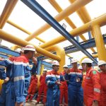Penyelesaian Proyek Restaging Kompresor di Distrik Cilamaya, Jawa Barat. Foto: Dok Pertamina