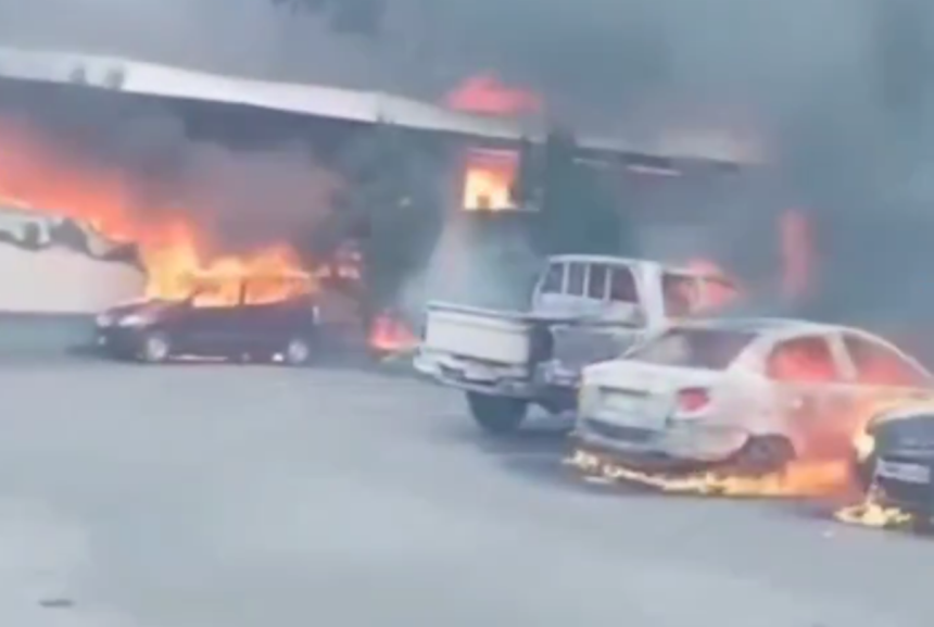 Kerusuhan di Meksiko. Foto: Tangkapan layar video viral