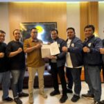 Bakal calon ketua umum HIPMI Depok, Ardian Fajar P, saat membawa saat mendaftar Ketum HIPMI Depok. Foto: IG @ardianfajar